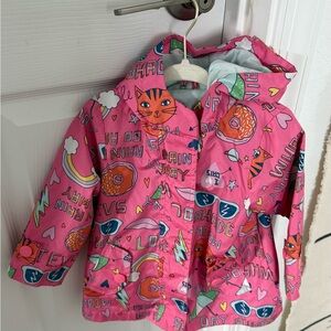 Carter's Pink Kids Raincoat with Fun Prints